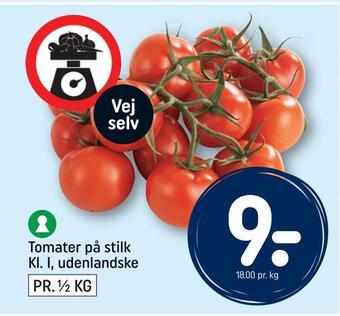 REMA 1000 Tomater på stilk tilbud