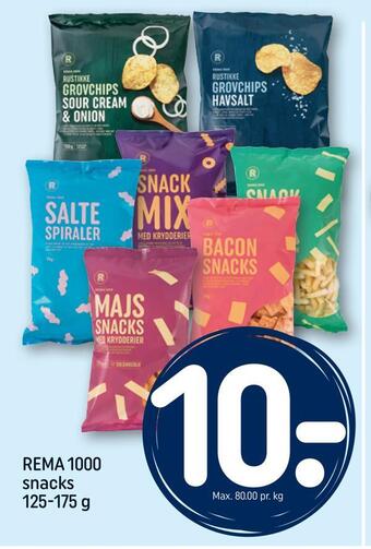 REMA 1000 Rema 1000 snacks tilbud