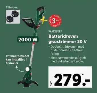 Lidl Batteridreven græstro,,er tilbud