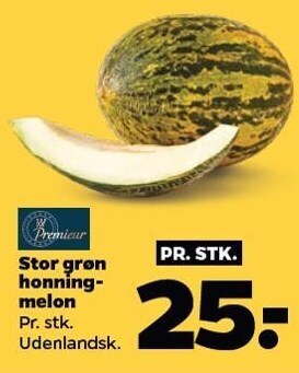 Netto Stor grøn honningmelon tilbud