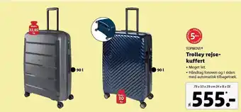 Lidl Trolley rejsekuffert tilbud