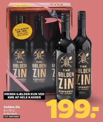 Golden zin 6x75 cl.