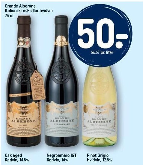 Rema 1000 Grande alberone tilbud