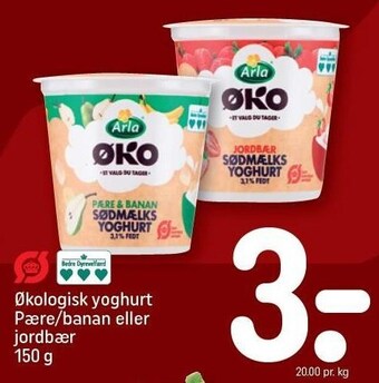 REMA 1000 Økologisk yoghurt tilbud