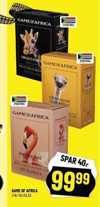 Løvbjerg Game of africa tilbud
