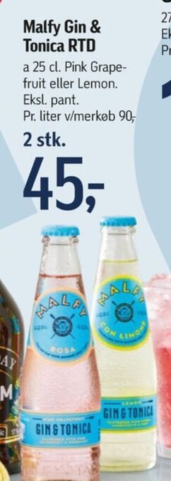 Føtex Malfy rtd tilbud