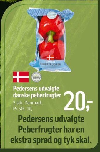Føtex Pedersens udvalgte peberfrugt tilbud