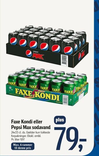 Føtex Faxe kondi sportssodavand tilbud