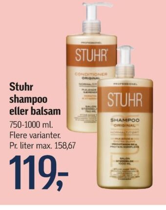 Føtex Stuhr shampoo tilbud