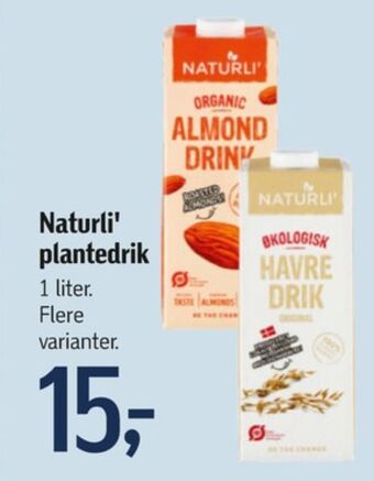 Føtex Naturli' havredrik tilbud