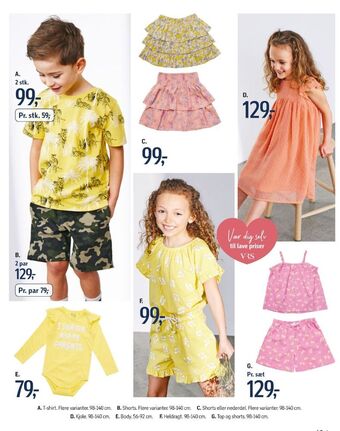 Føtex Vrs kids t-shirt tilbud