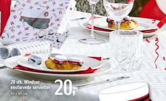 Føtex Windsor servietter tilbud