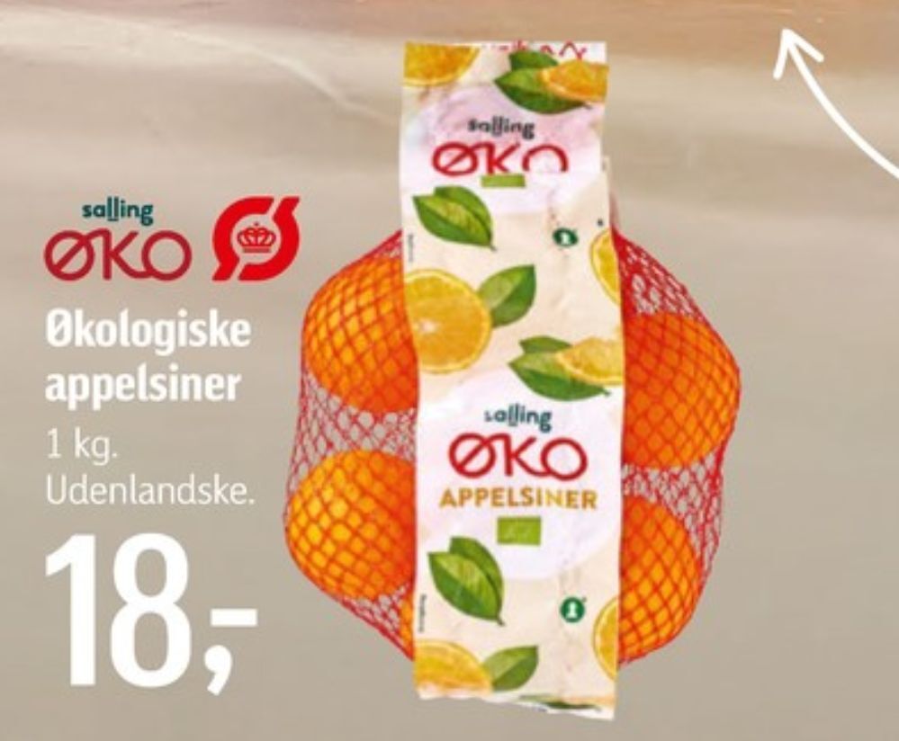 Føtex Salling øko appelsiner tilbud