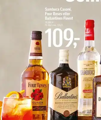 Føtex Four roses whisky tilbud