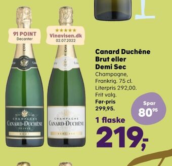 Canard-duchene champagne
