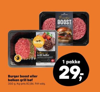 Burger boost hakkebøffer