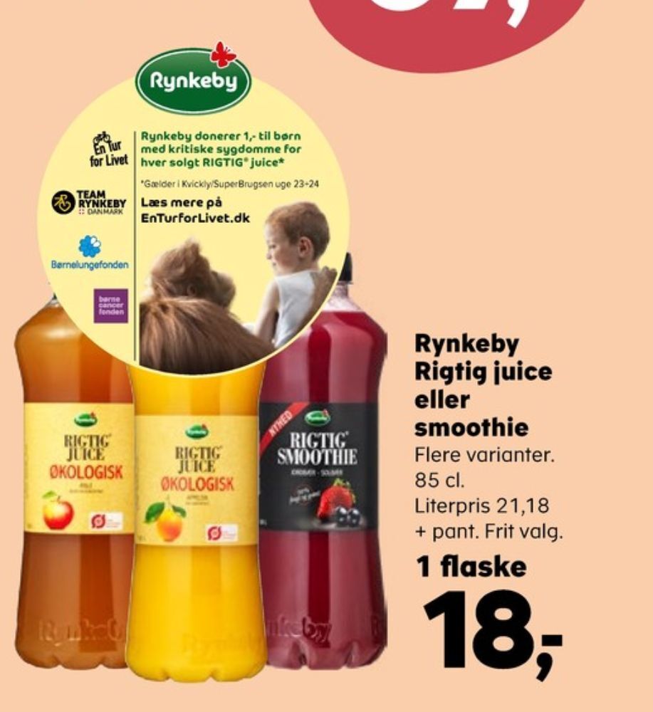 Kvickly Rigtig appelsinjuice tilbud