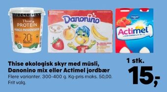 Kvickly Thise skyr mango-passion tilbud