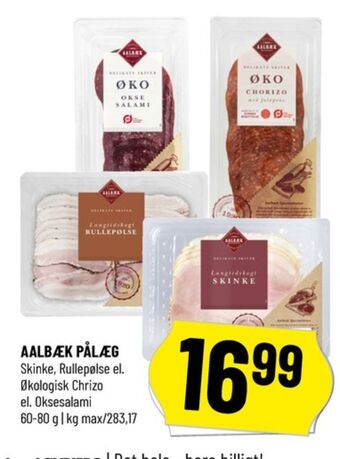 Løvbjerg Aalbæk specialiteter skinke tilbud