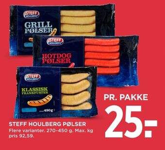 MENY Steff houlberg hotdogpølser tilbud