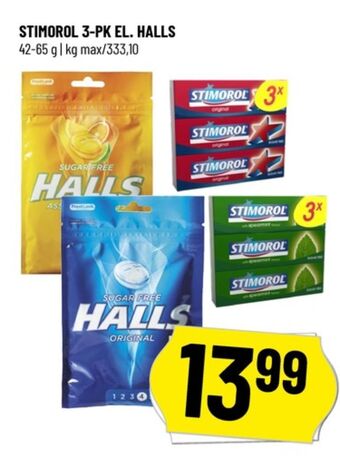 Løvbjerg Halls pastiller citrus mix tilbud