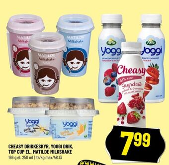 Løvbjerg Yoggi yoghurt appelsin med müsli top tilbud