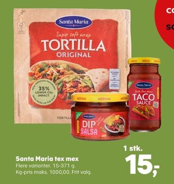 Santa maria tortillawrap