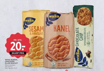 MENY Wasa knækbrød tilbud
