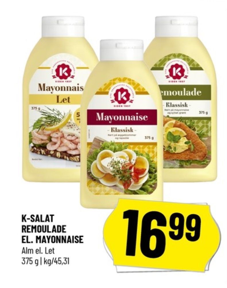 Løvbjerg K-salat mayonnaise tilbud