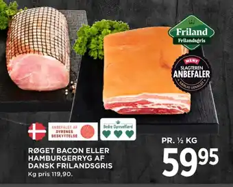 MENY Friland frilandsgris hamburgerryg tilbud