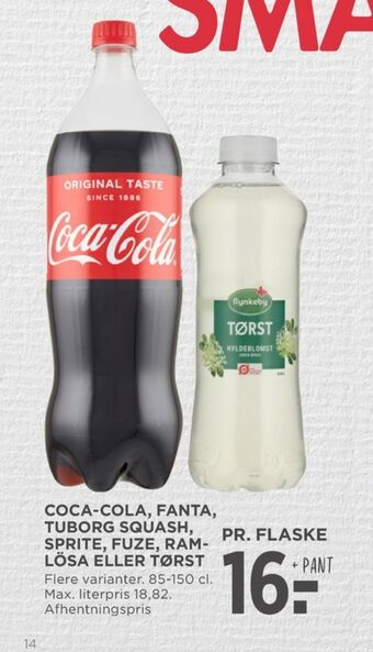 MENY Coca cola cola tilbud
