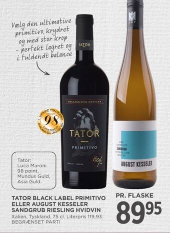 MENY Ukendt italiensk rødvin tilbud