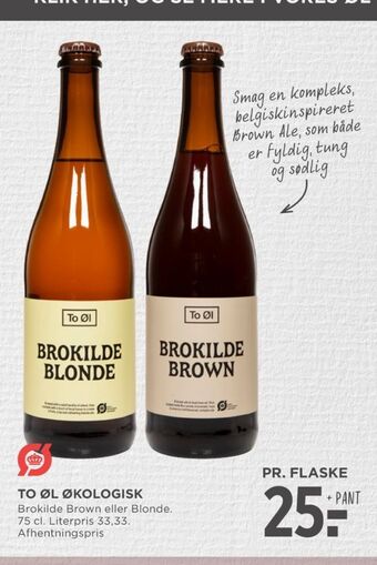 MENY Brokilde brown specialøl tilbud