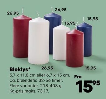 SuperBrugsen Ukendt bloklys tilbud