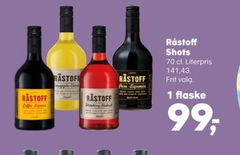 Coffee liqueur shots