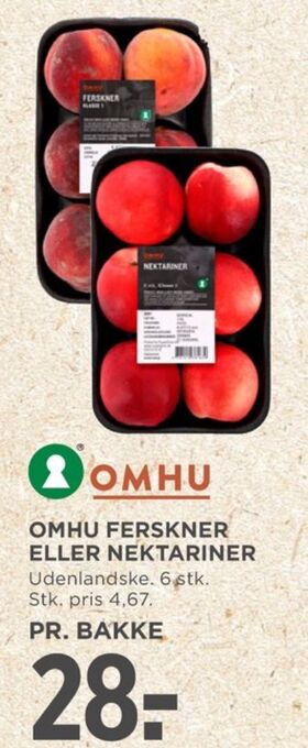 MENY Omhu ferskner tilbud