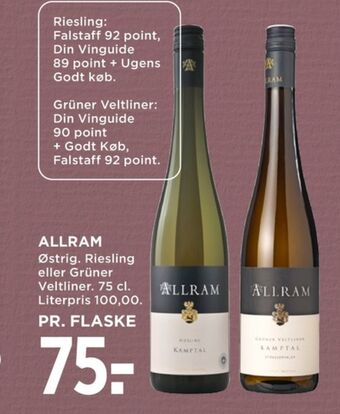 MENY Ukendt hvidvin tilbud