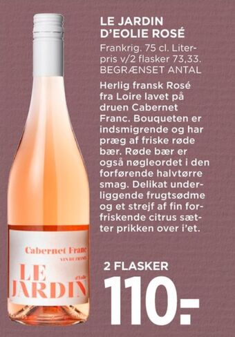 MENY Ukendt fransk rosévin tilbud
