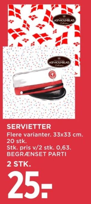 MENY Asp servietter tilbud