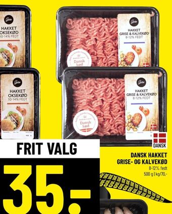 Gestus hakket kalv og grisekød
