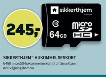 XL-BYG Sikkerthjem memorycard tilbud