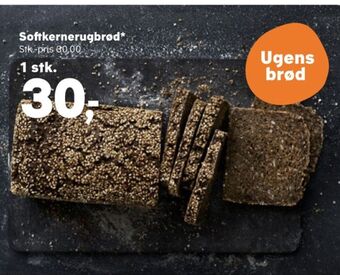 SuperBrugsen Ukendt bageren rugbrød tilbud