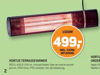 XL-BYG Hortus terrassevarmer tilbud