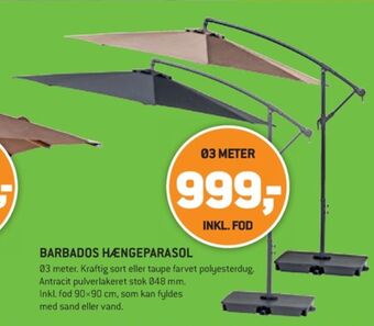XL-BYG Ukendt parasol tilbud
