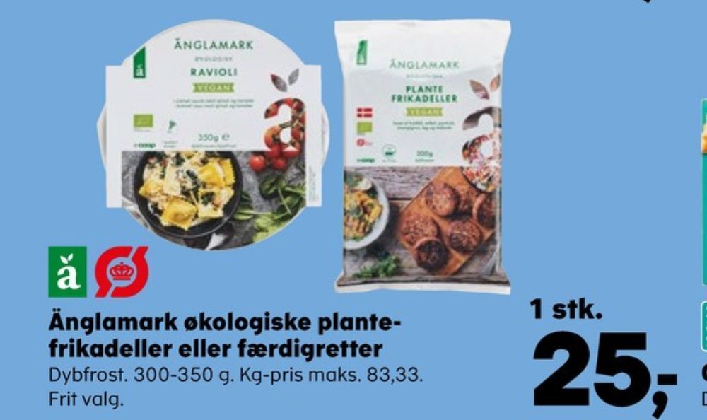 SuperBrugsen Änglamark ravioli tilbud