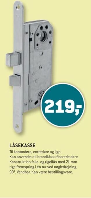 XL-BYG Ruko låsekasse tilbud