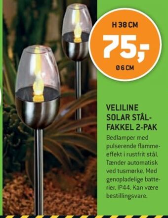 XL-BYG Veli line batterilys tilbud