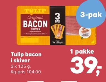 SuperBrugsen Tulip baconskiver tilbud