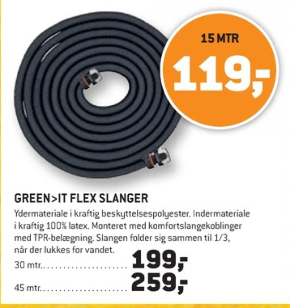 XL-BYG Green it haveslange tilbud