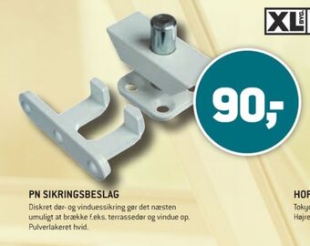 XL-BYG Pn beslag sikringsbeslag tilbud